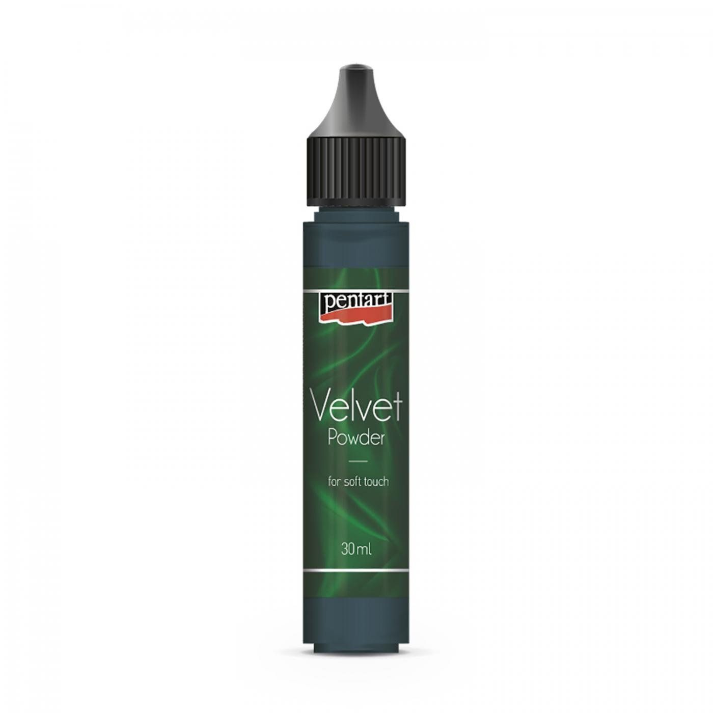 Sametový prášek, 2 g, tmavě zelený