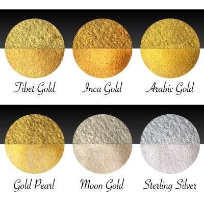 Finetec, Coliro Pearl color set gold / silver, 6 ks