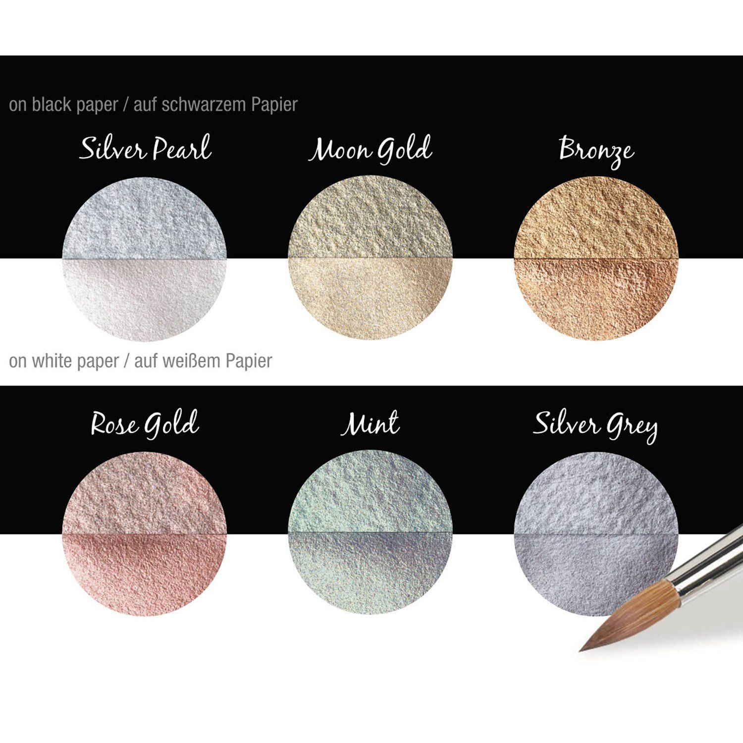 Finetec, Coliro Pearl barevná sada Silk 6 barev