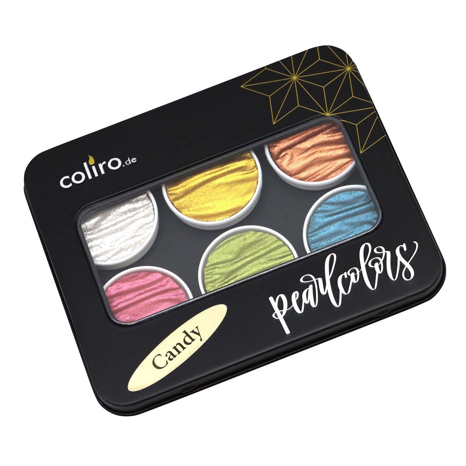 Finetec, Coliro Pearl barevná sada Candy 6 barev