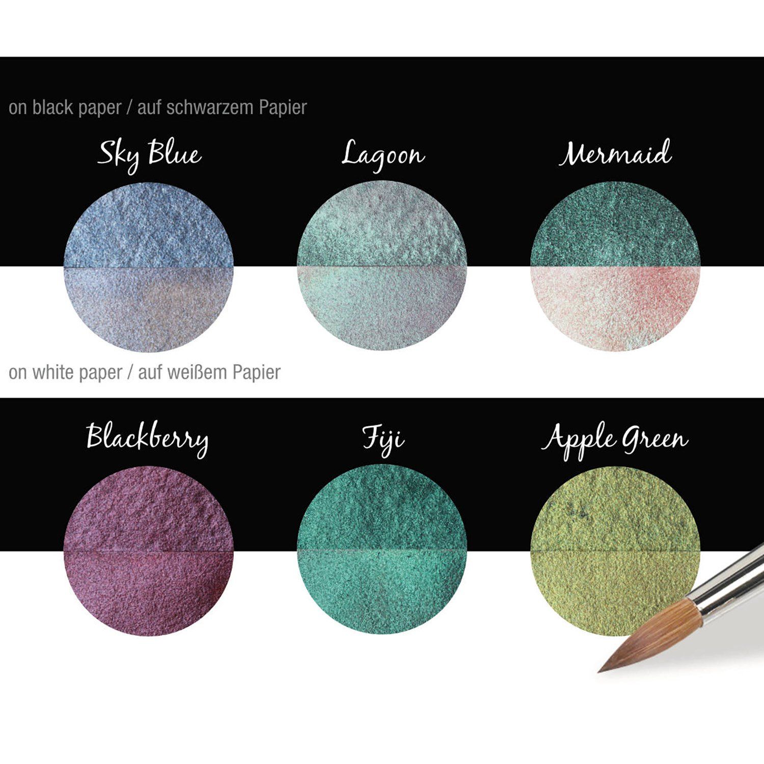 Finetec, Coliro Pearl color set Paradise 6 ks