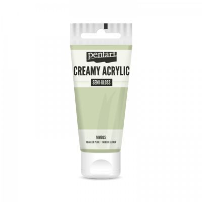 Akrylová barva krémová, pololesklá, mrak, 60 ml