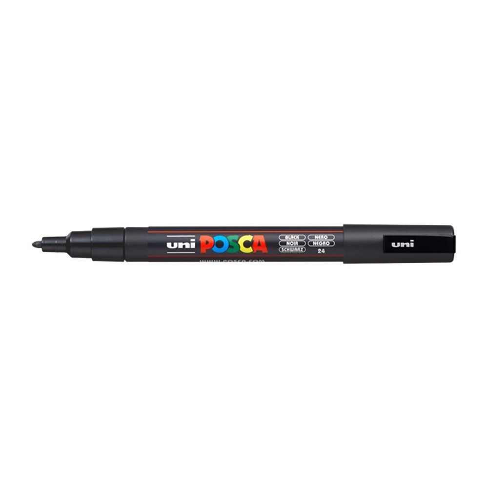 Popisovač Uni Posca PC-3M, 1,3 mm, černá