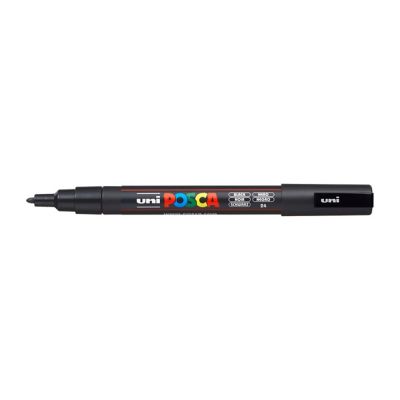Popisovač Uni Posca PC-3M, 1,3 mm, černá