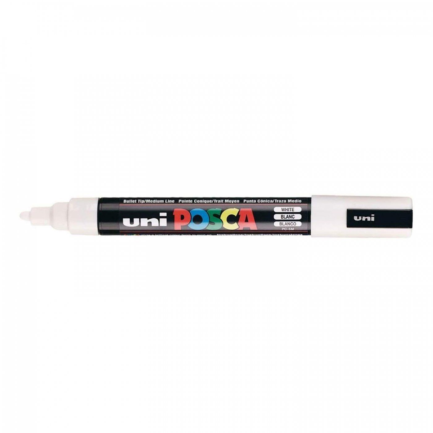 Popisovač Uni POSCA PC-5M, 2,5 mm, bílá