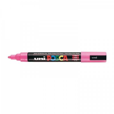 Popisovač Uni Posca PC-5M, 2,5 mm, růžová