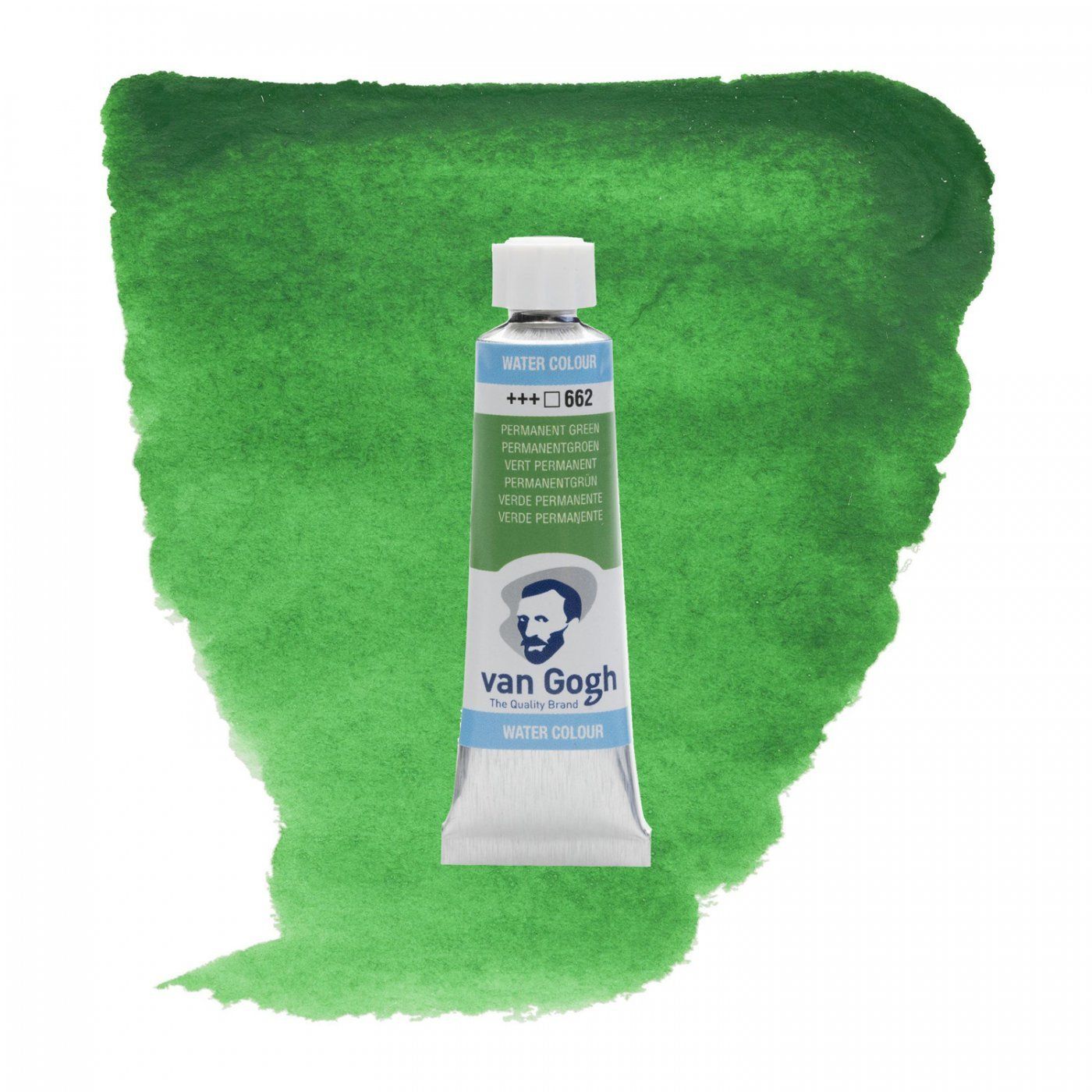 Akvarelové barva Van Gogh, 10 ml, Permanent green