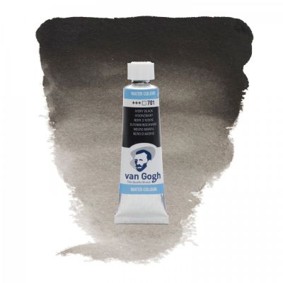 Akvarelové barva Van Gogh, 10 ml, Ivory black