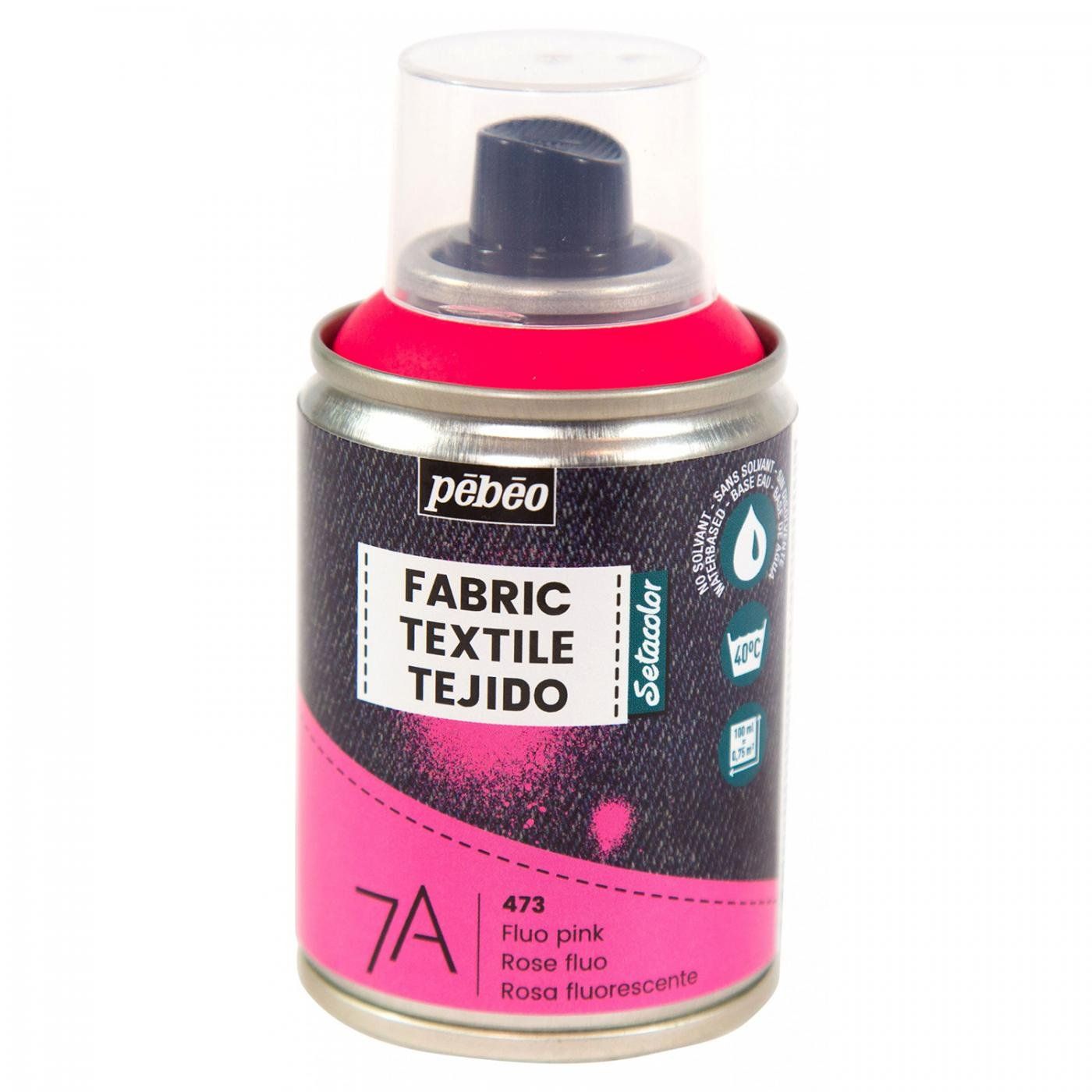 7A textilní sprej 100 ml, fluorescenční růžová