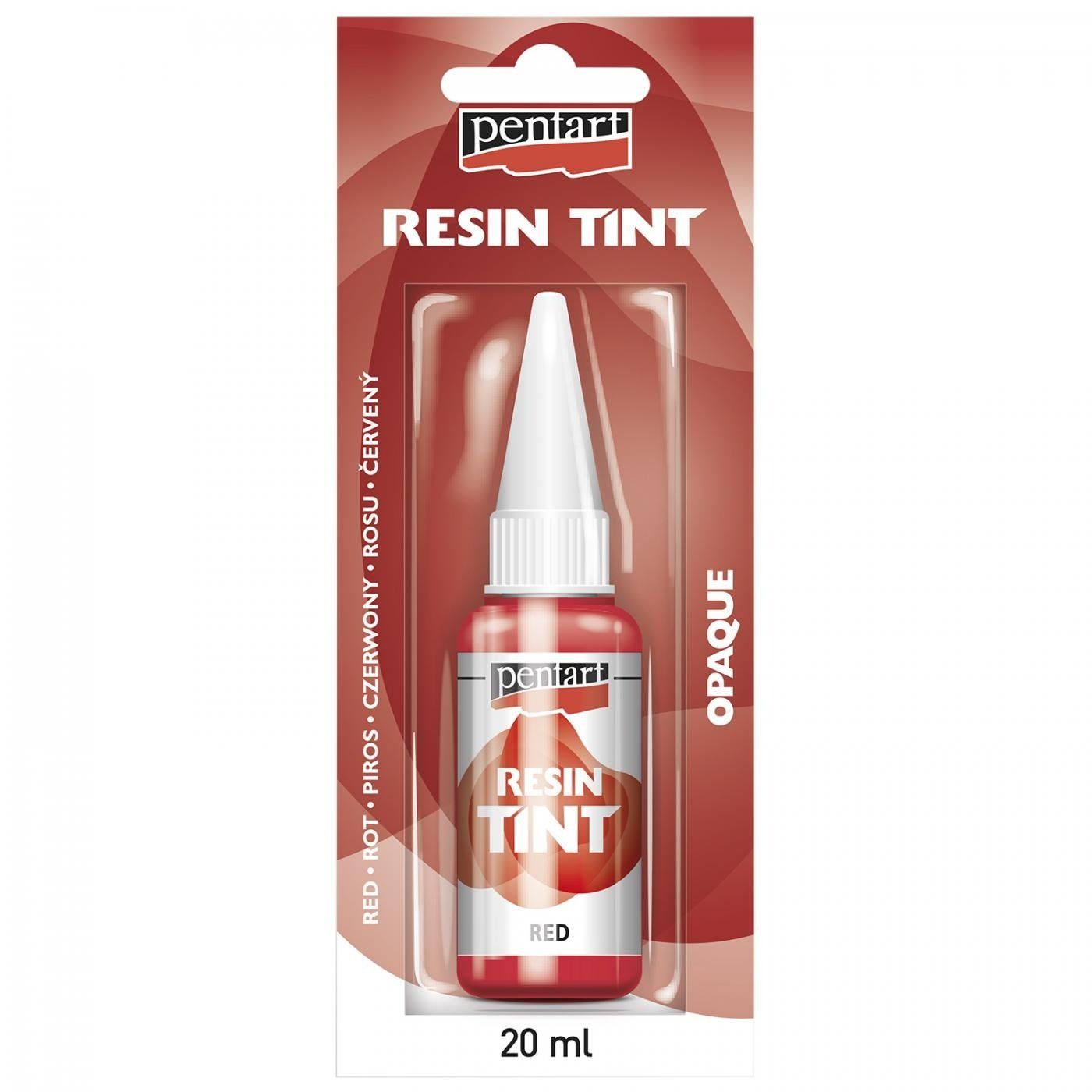 Tekuté barvivo do pryskyřice, 20 ml, červená