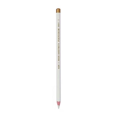 KOH-I-NOOR, tužka POLYCOLOR, pastelová, 6-hranná, bílá