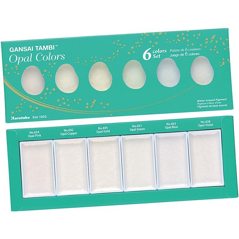 Kuretake, Akvarel Gansai Tambi Opal Colors