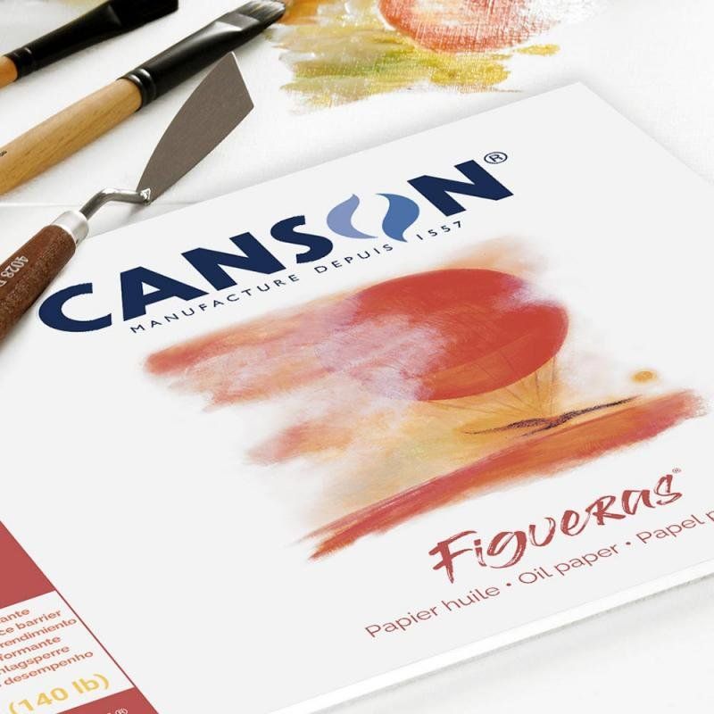 CANSON Skicař FIGUERAS lepený 290g, 24 x 32 cm, 10 listů