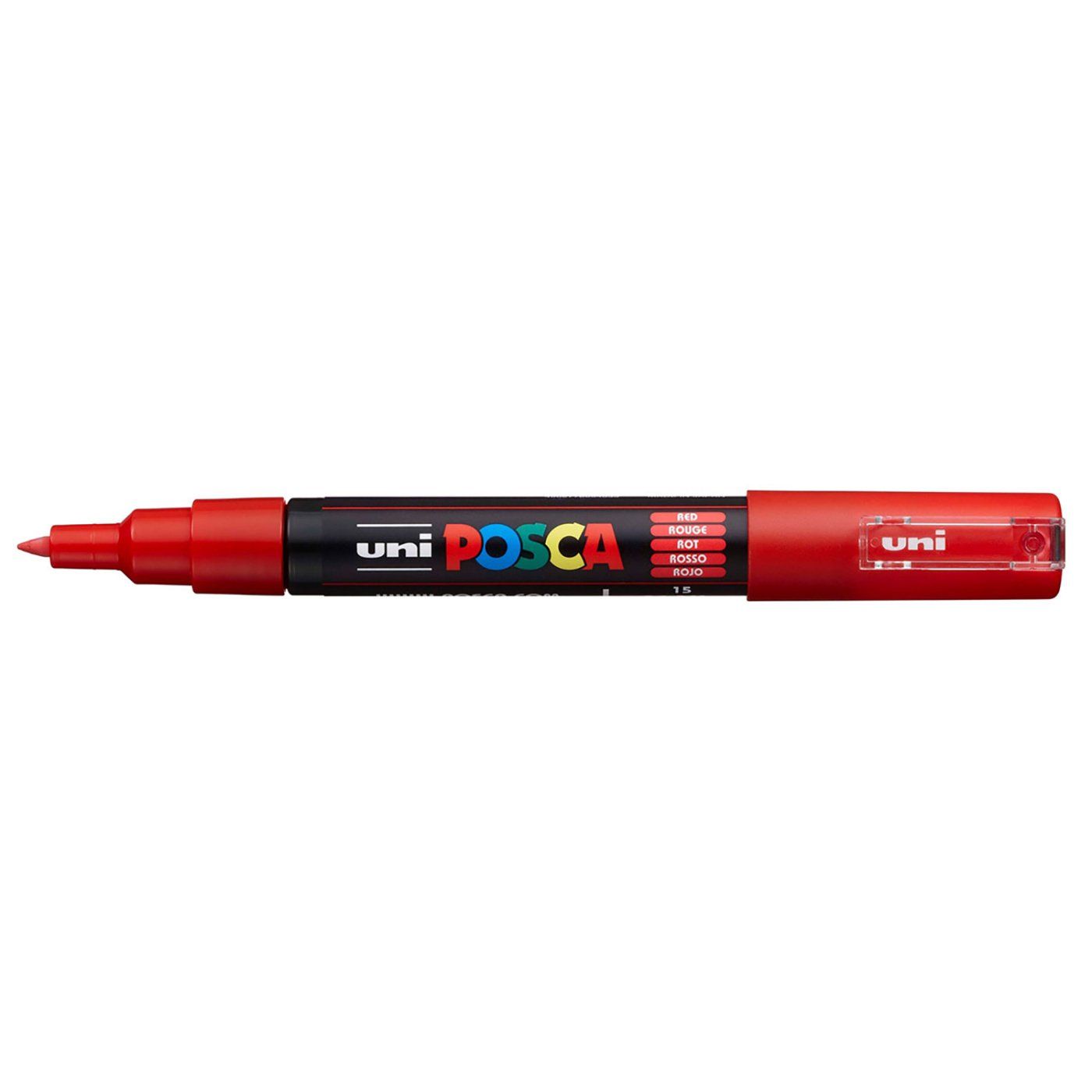 Popisovač Uni Posca PC-1M, 0,7 mm, červená