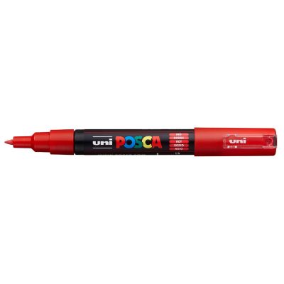 Popisovač Uni Posca PC-1M, 0,7 mm, červená