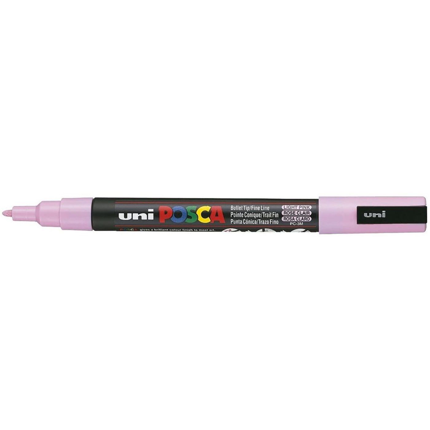 Popisovač Uni Posca PC-3M, 1,3 mm, světle růžový