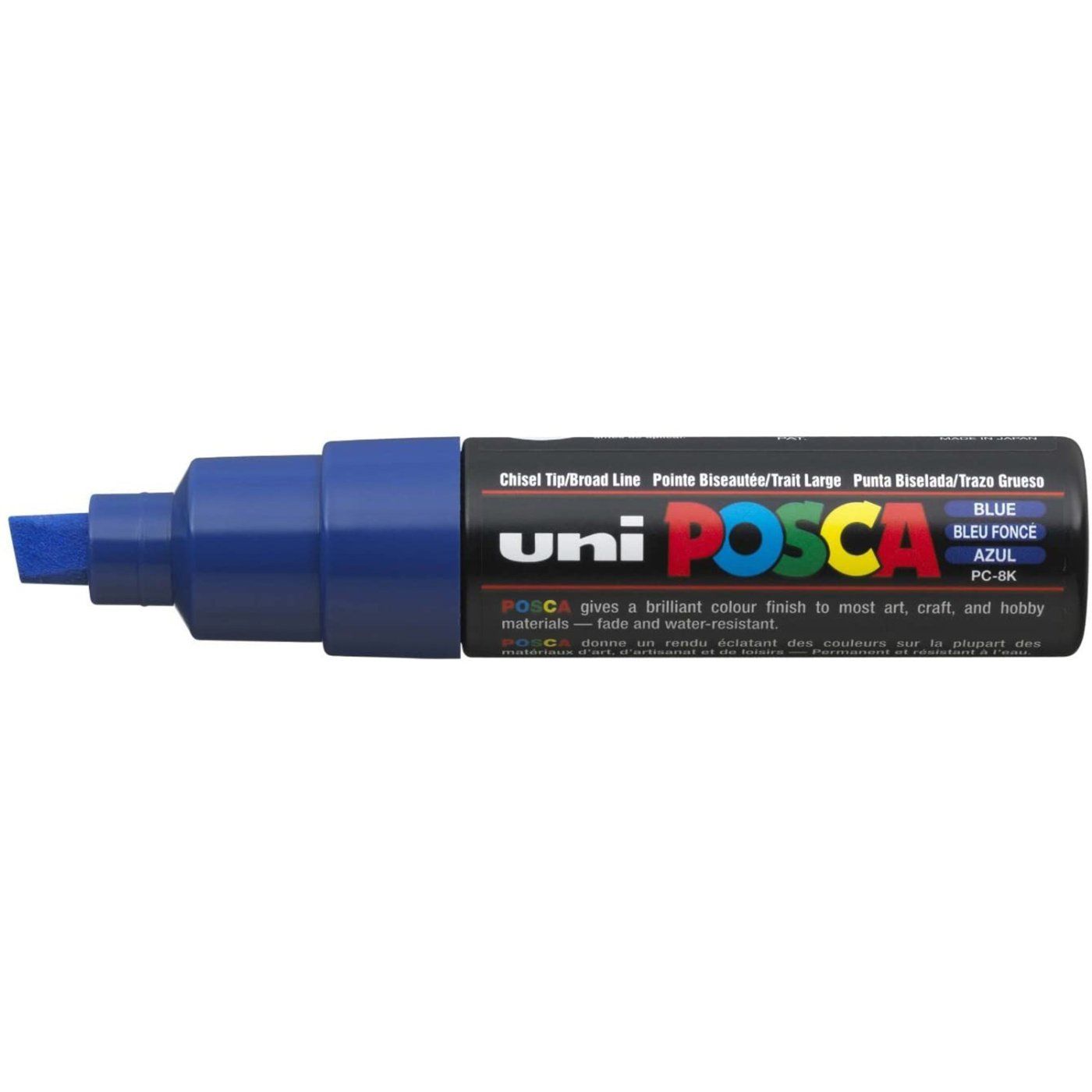 Popisovač Uni Posca PC-8K, 8 mm, modrý