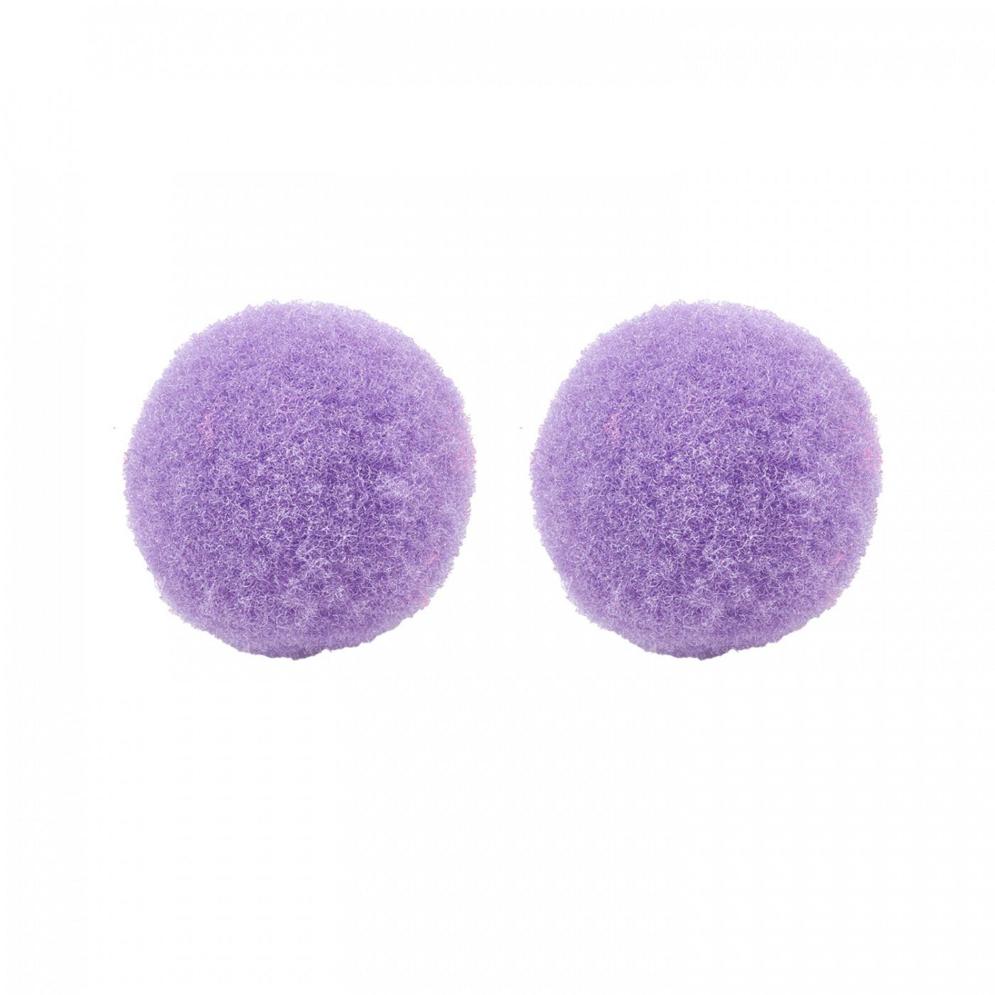 Pom pom kulička, 25 mm, fialová, 10 ks