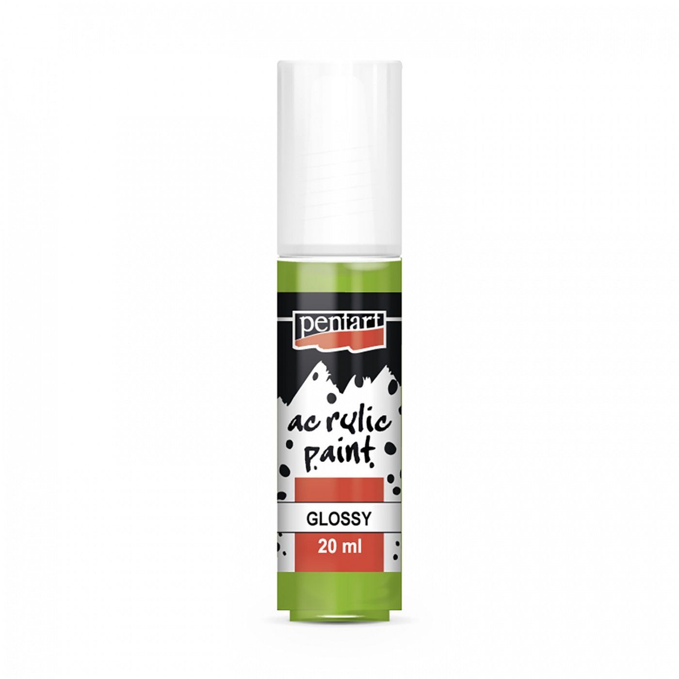 Akrylová barva lesklá 20 ml, jablečná zelená