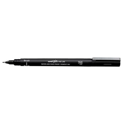 UNI PIN brush, černý, se štetcovým hrotem