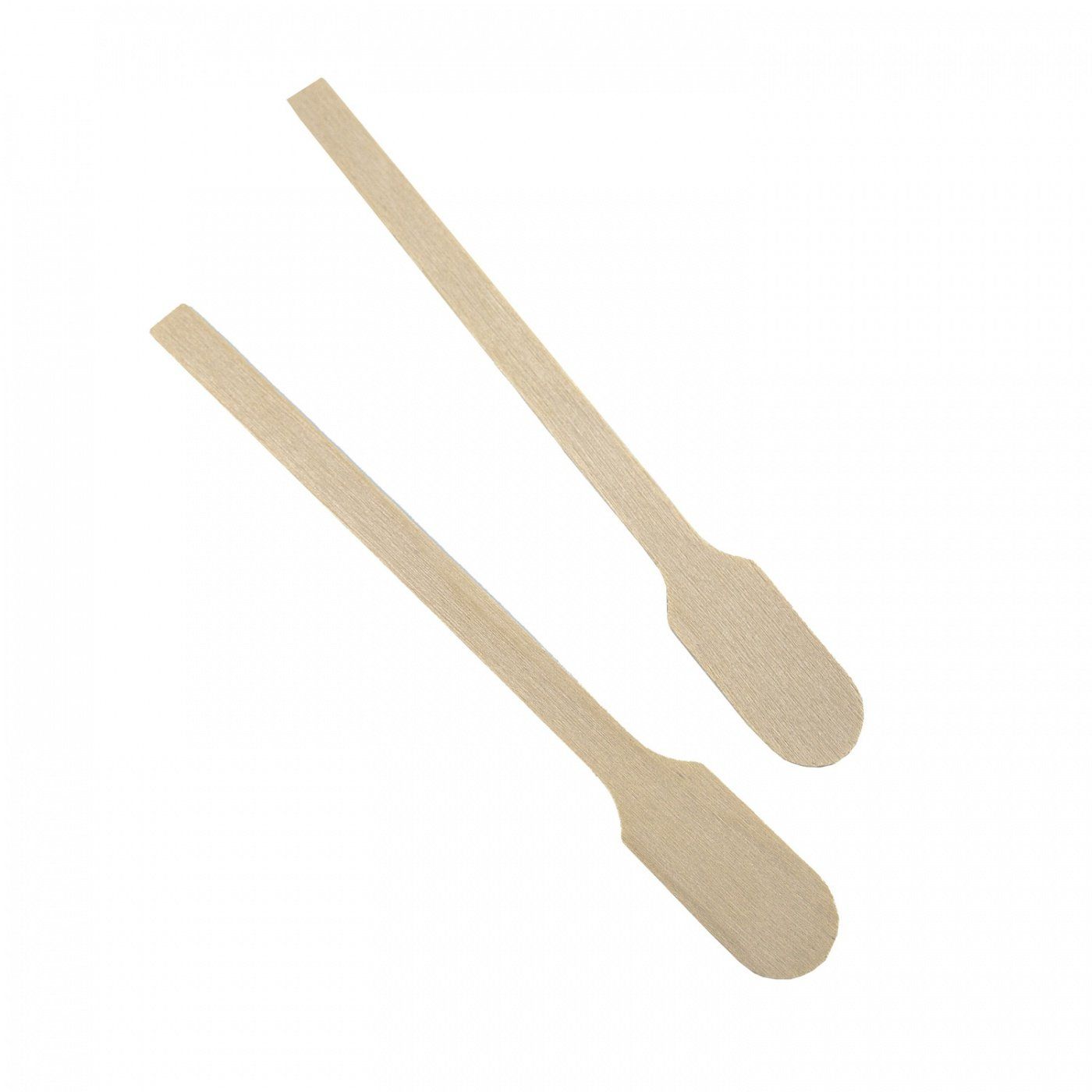 Dřevěná míchací tyč, lopatka, 13 cm, 100 ks