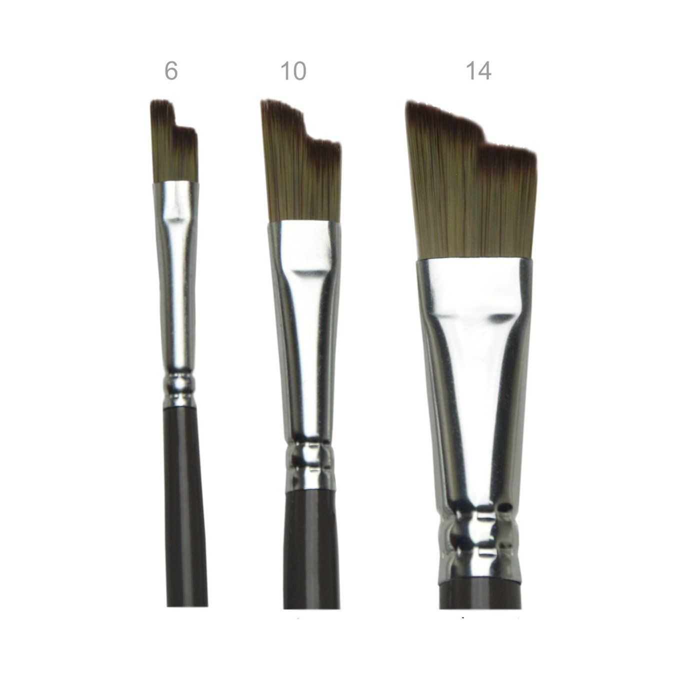 Štětec t-brush 1200, syntetický plochý, seříznutý, n° 10