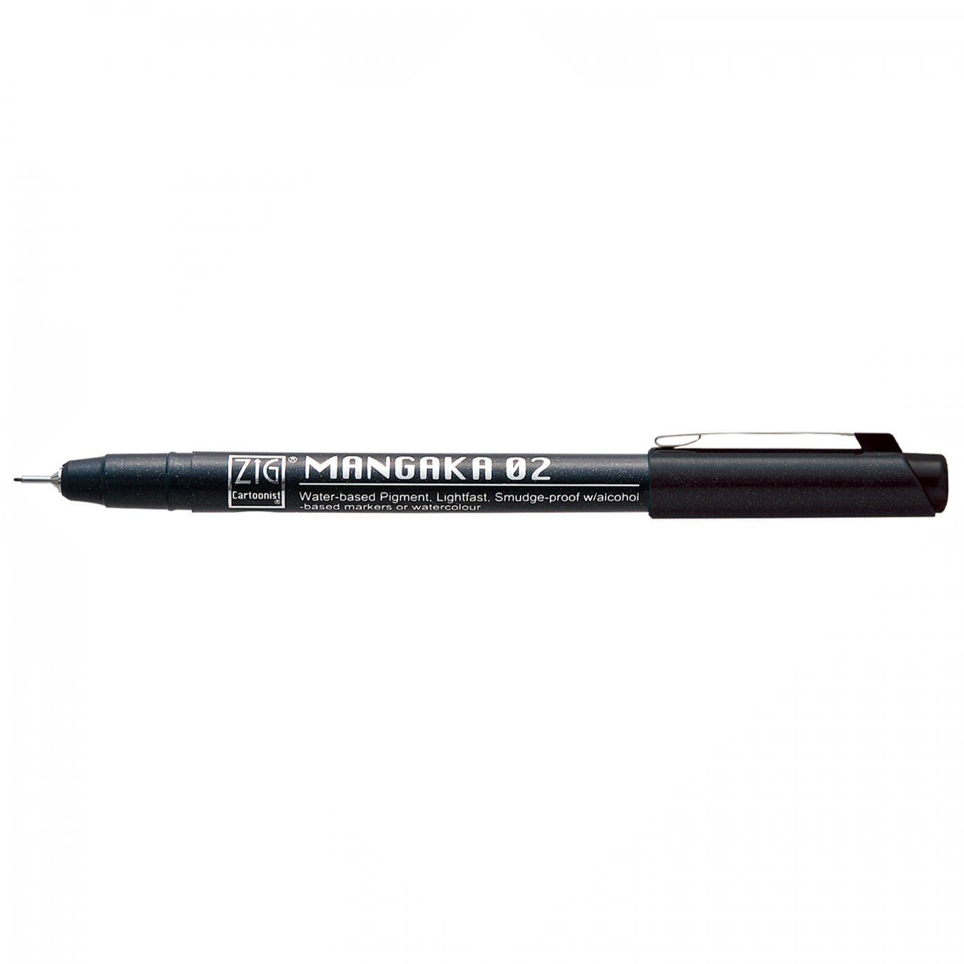 Kuretake, Fixka Mangaka 0.2, 010 Black