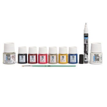 SETACOLOR Leather, barvy na kůži, Selection sada 10 ks