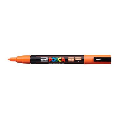 Popisovač Uni Posca PC-3M, 1,3 mm, oranžový