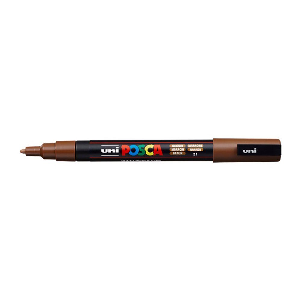 Popisovač Uni Posca PC-3M, 1,3 mm, hnědý