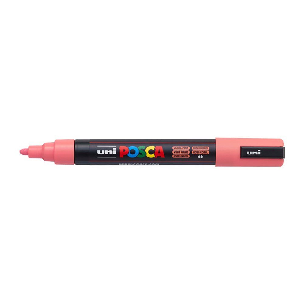 Popisovač Uni Posca PC-5M, 2,5 mm, koralově růžová