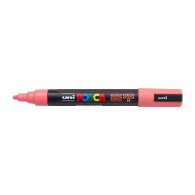 Popisovač Uni Posca PC-5M, 2,5 mm, koralově růžová
