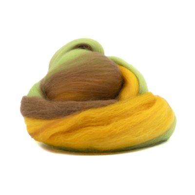 Plstící rouno, česané, 20 g, vícebarevné, Skřítek