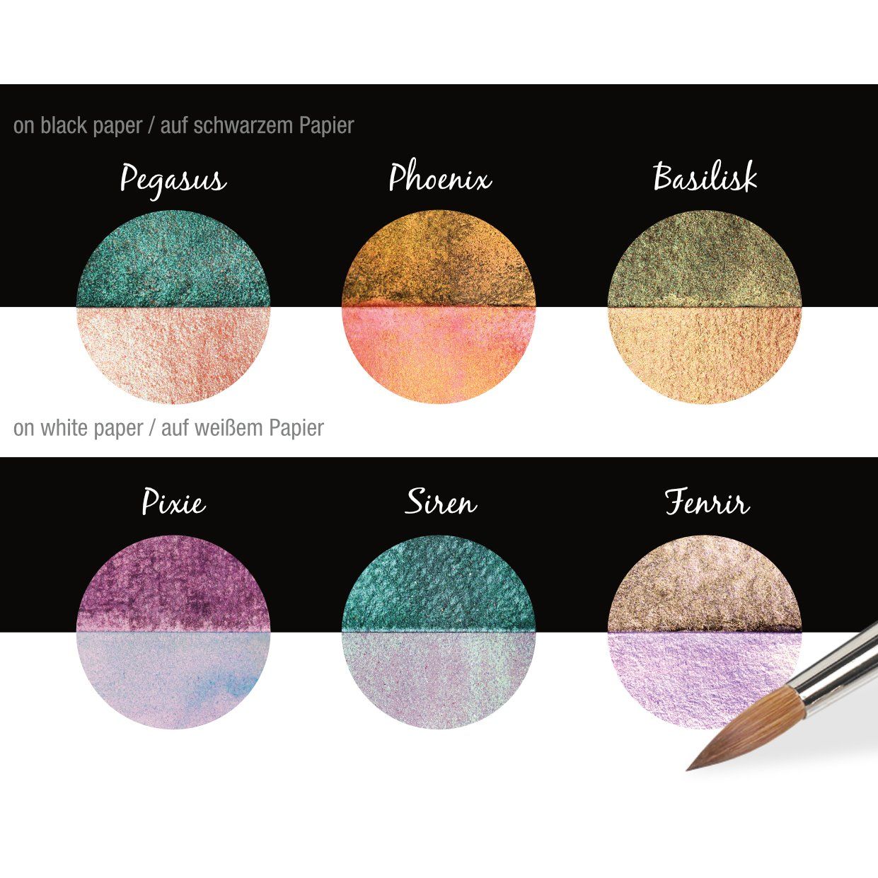 Finetec, sada barev Coliro Pearl Magical World, 6 barev