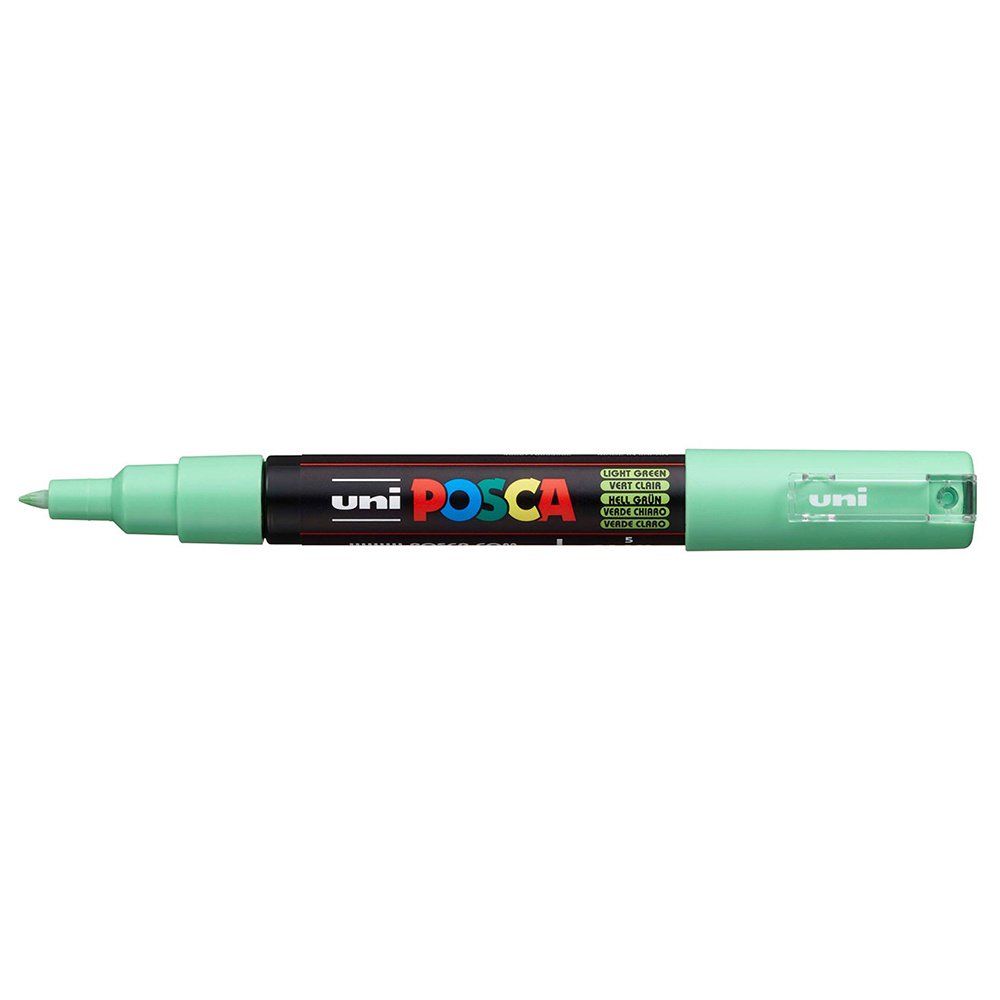 Popisovač Uni Posca PC-1M, 0,7 mm, světle zelený