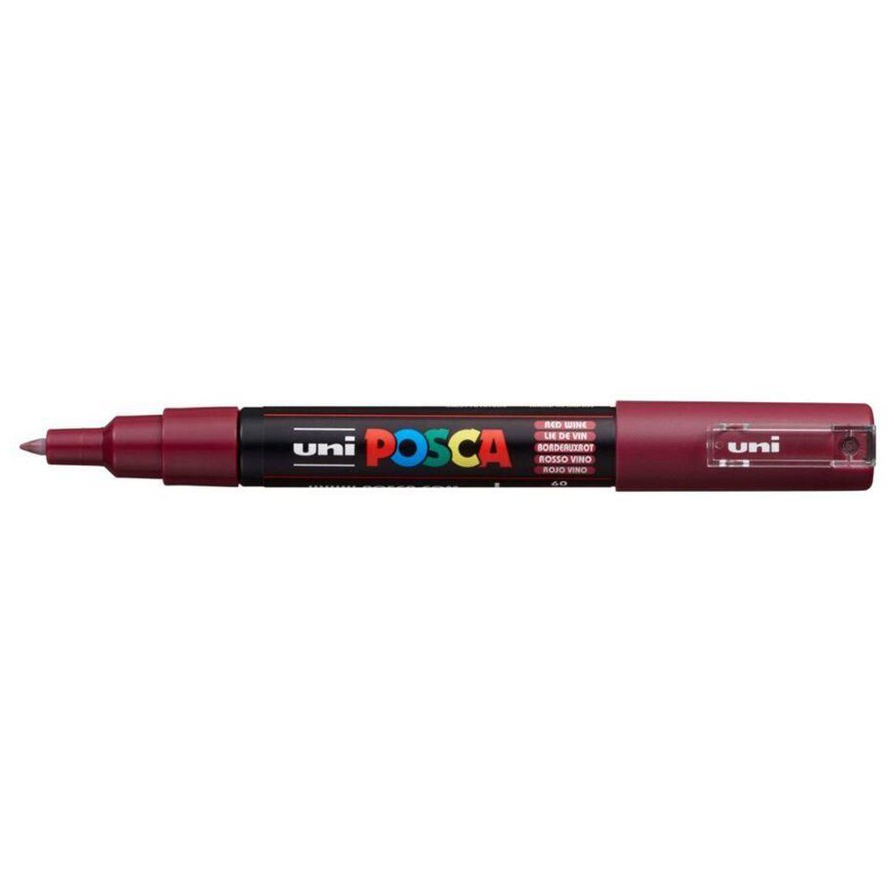 Popisovač Uni Posca PC-1M, 0,7 mm, bordový