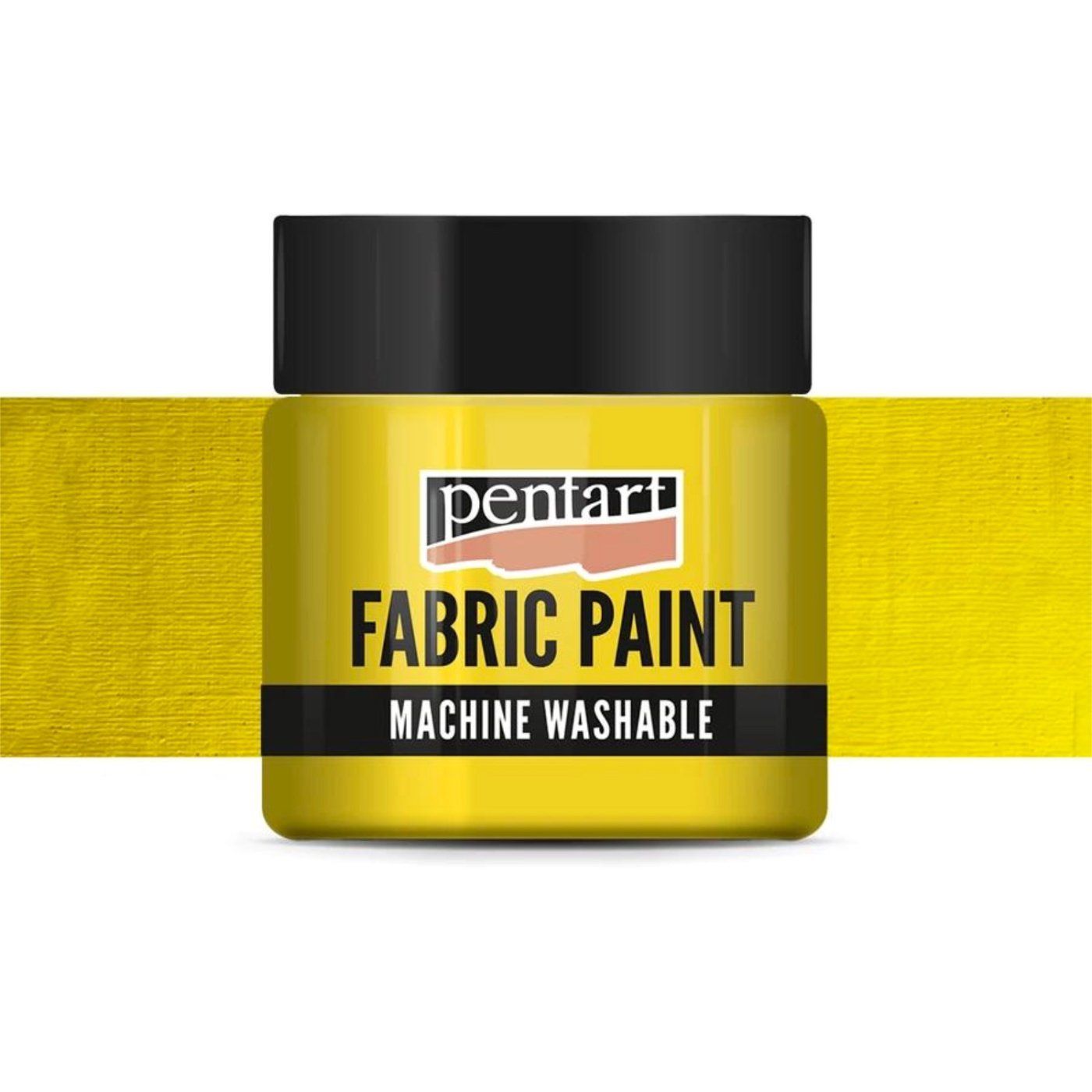 Barva na textil, 50 ml, neprůhledná žlutá