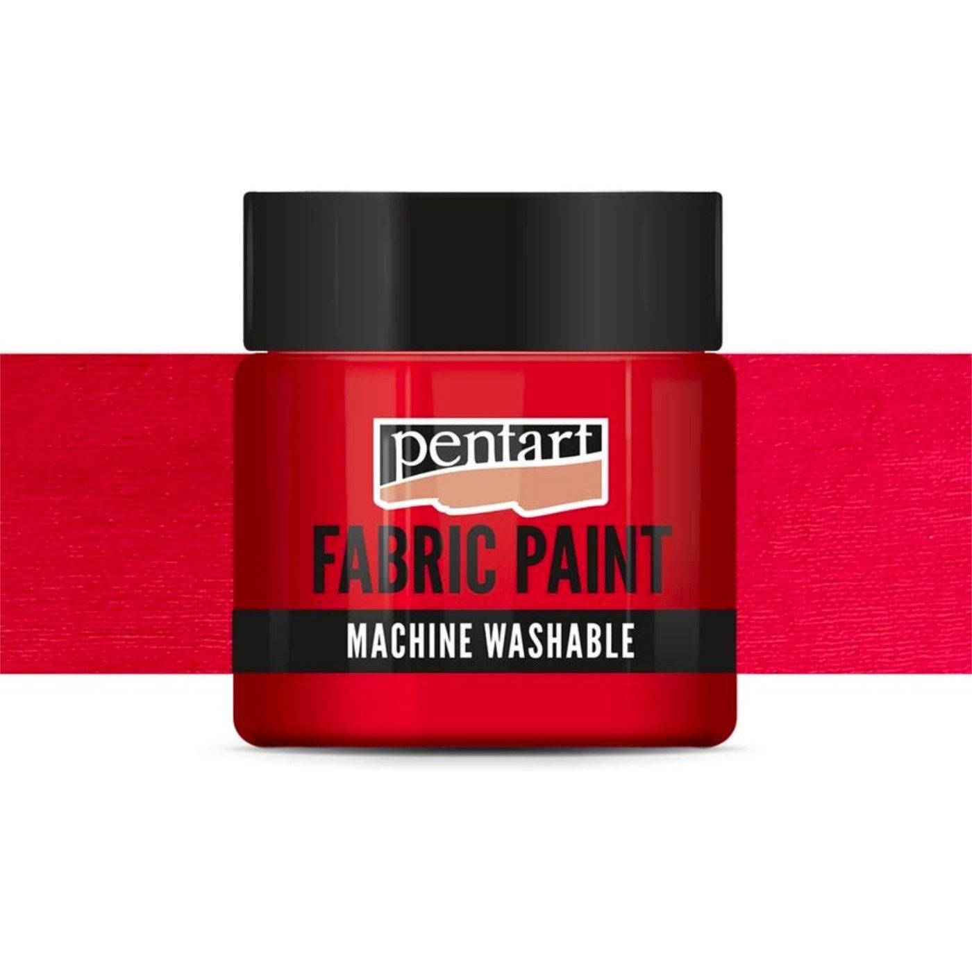 Barva na textil, 50 ml, neprůhledná karmínová