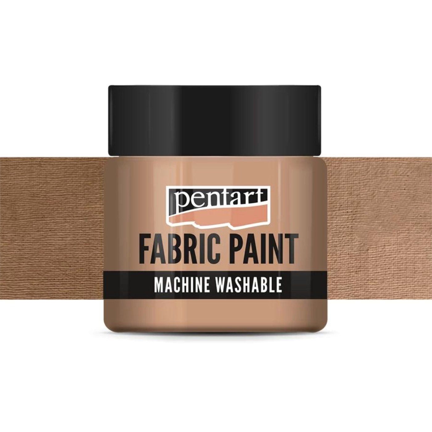 Barva na textil, 50 ml, neprůhledná ořechově hnědá