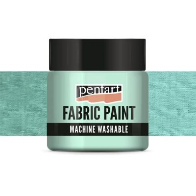 Barva na textil, 50 ml, neprůhledná mátově zelená