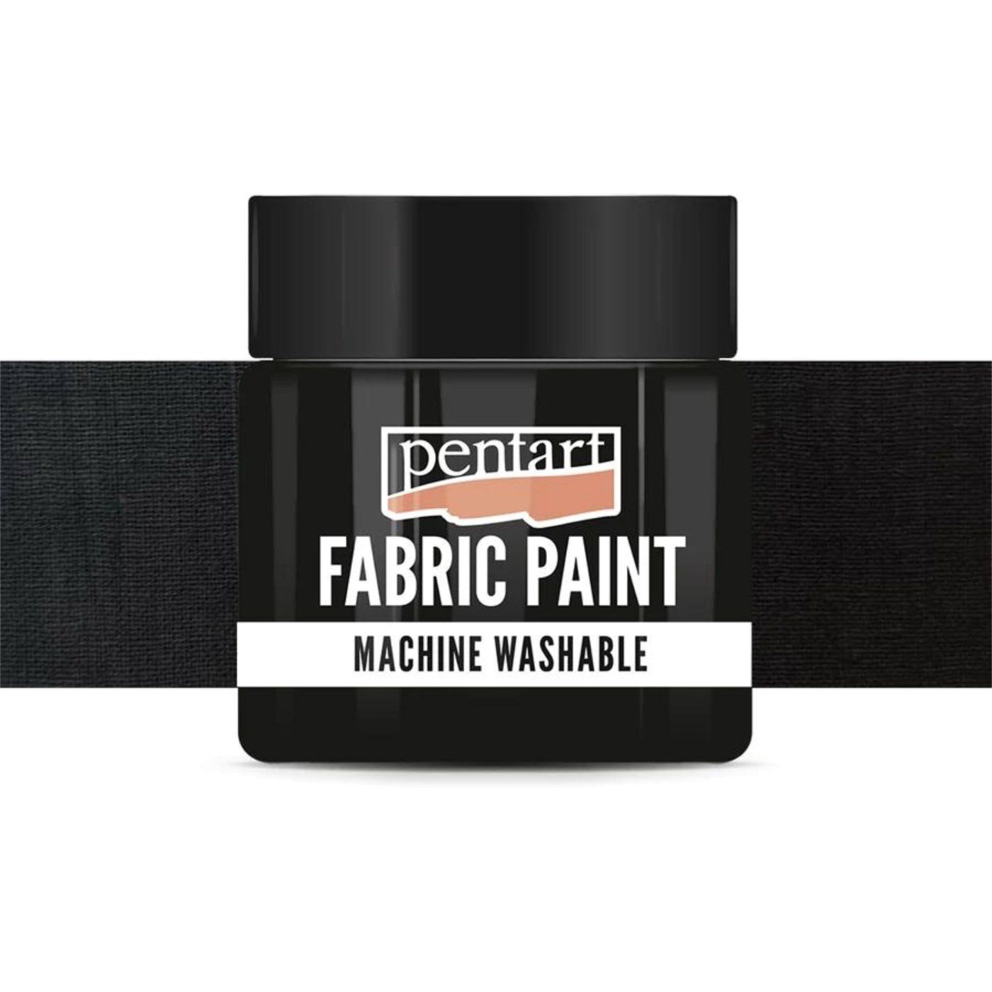 Barva na textil, 50 ml, neprůhledná černá