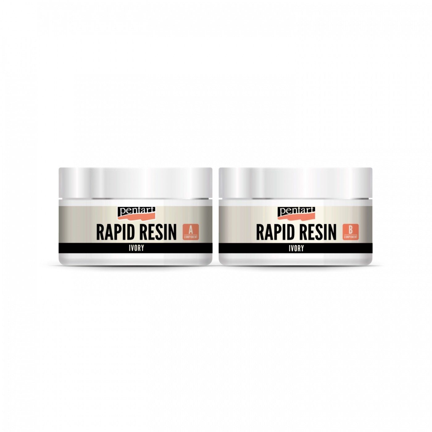 Rapid resin 1:1 set, pryskyřice, 150 ml, slonová kost
