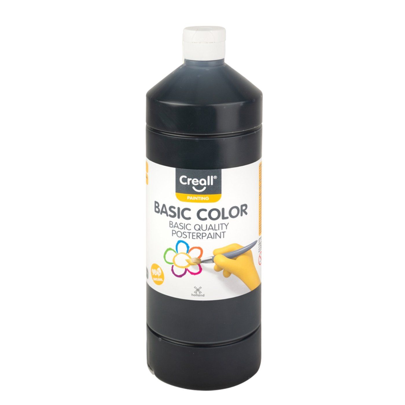 Temperová barva, 500 ml, černá