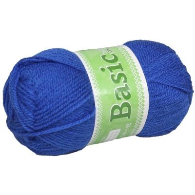 Basic, akrylová příze, 50 g, cca 150 m, 916 královská modrá