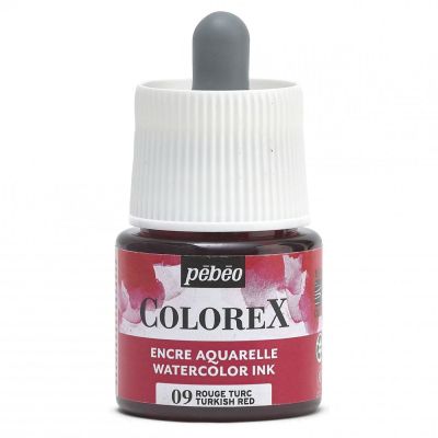 Akvarelový inkoust COLOREX, turecká červená 45 ml
