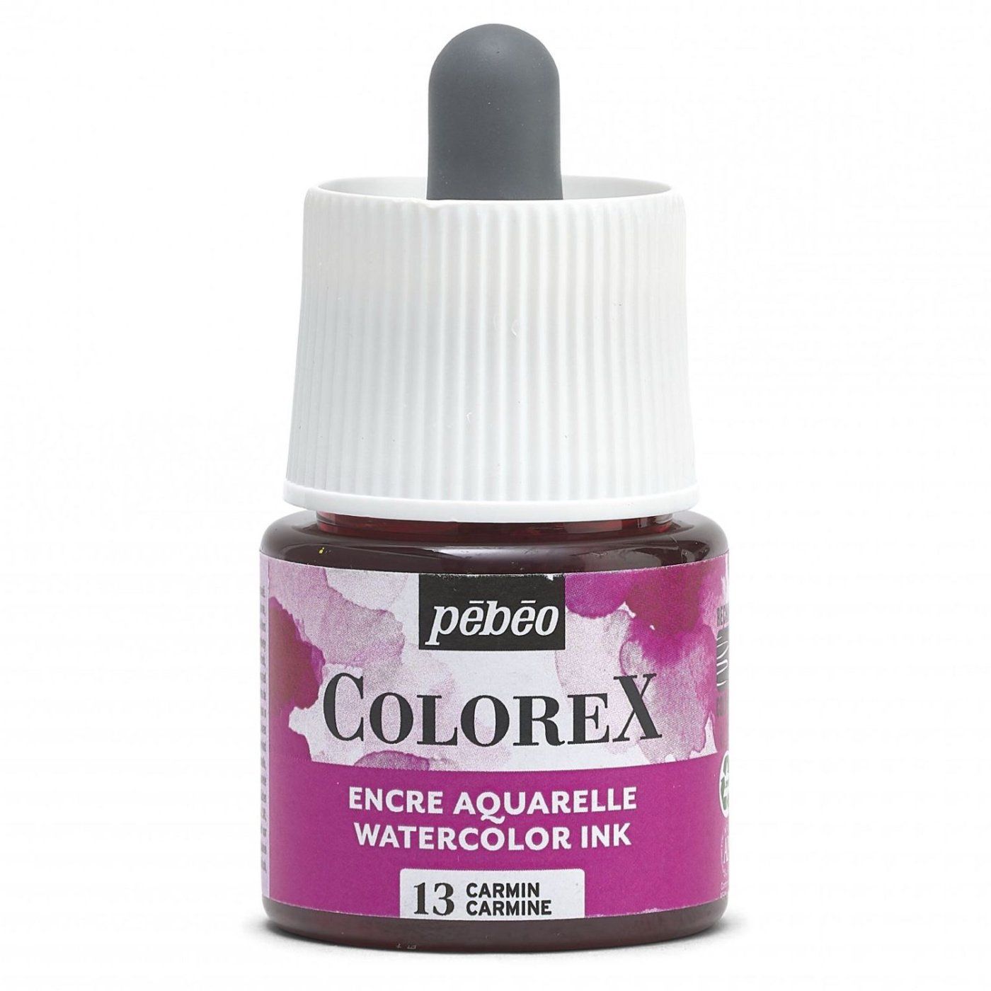 Akvarelový inkoust COLOREX, karmínový 45 ml