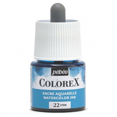 Akvarelový inkoust COLOREX, azurový 45 ml