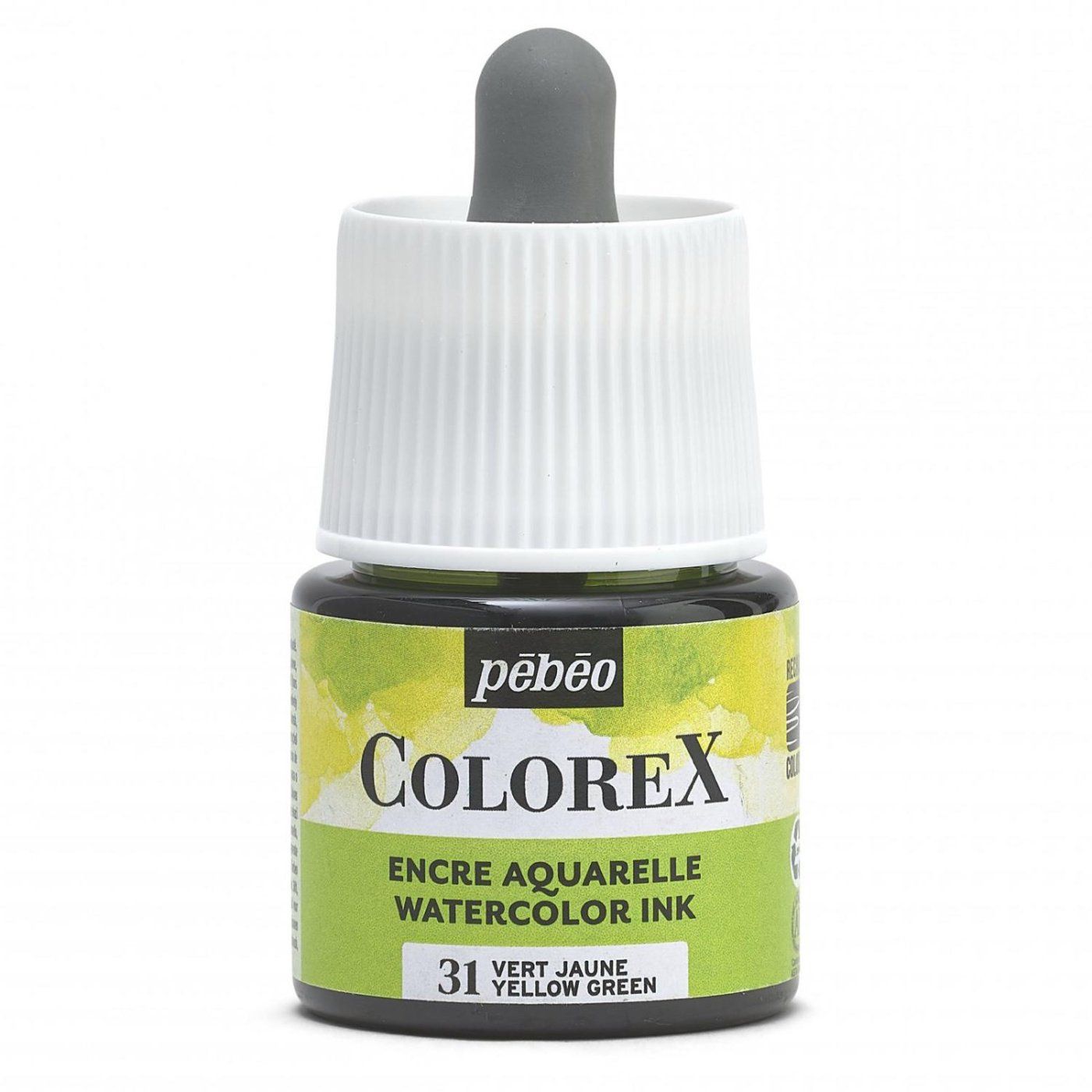 Akvarelový inkoust COLOREX, žlutozelený 45 ml
