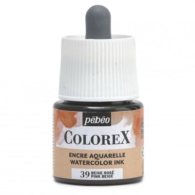 Akvarelový inkoust COLOREX, růžovo-béžový 45 ml