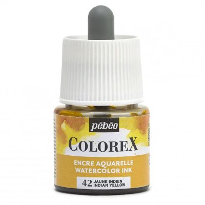 Akvarelový inkoust COLOREX, indická žluť 45 ml